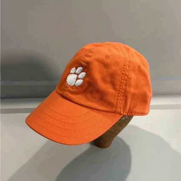 Team Nike Clemson Tigers Embroidered Adjustable Orange Hat Cap OSFM Y2K NCAA - Picture 2 of 7